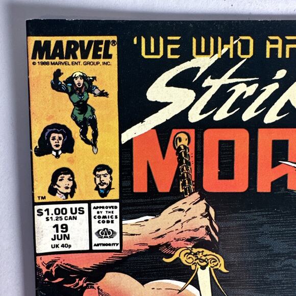 STRIKEFORCE: MORITURI #19 HIGH GRADE MARVEL COMIC BOOK CM78-248 - Picture 4 of 6